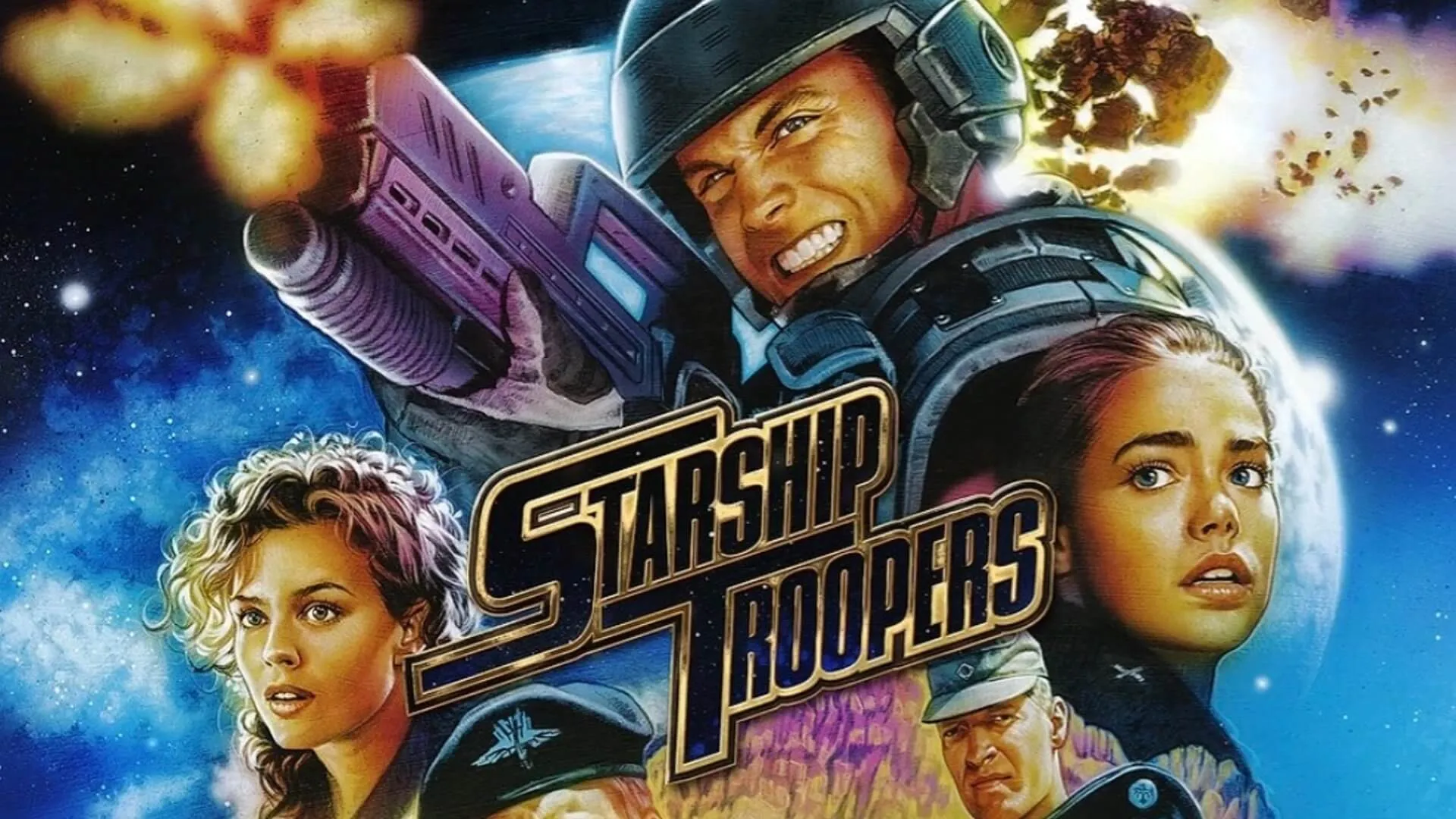 Starship Troopers movie poster.